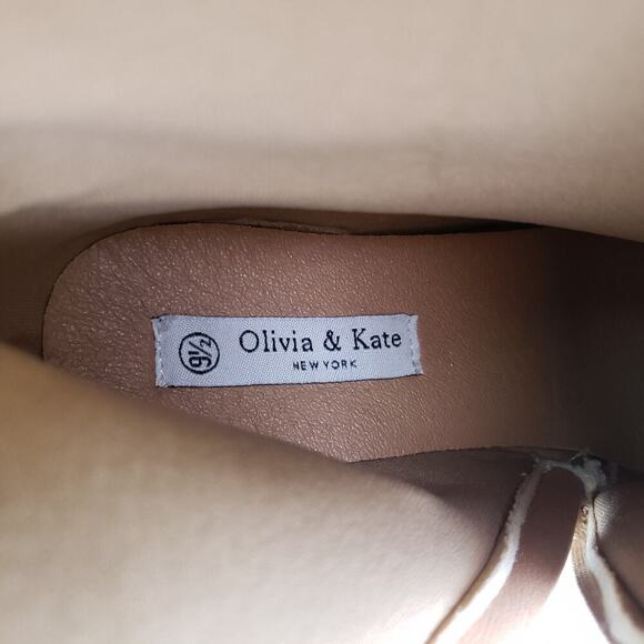 Olivia & Kate New York Bonita Womens Size 9.5 Brown 3.25" Heeled Western Boots - Picture 13 of 14